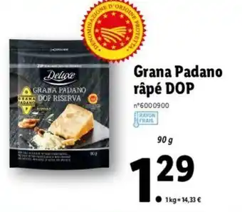 Grana padano râpé DOP