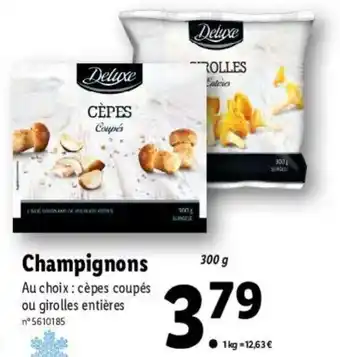 Lidl Champignons offre