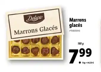 Lidl Marrons glacés offre