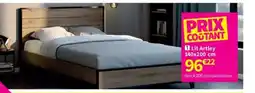 Conforama Lit Artley 140x200 cm offre