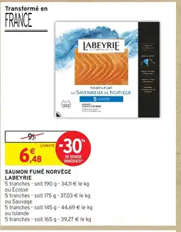 Intermarché Express SAUMON FUMÉ offre
