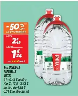 Vittel - eau minérale naturelle