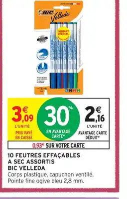 10 FEUTRES EFFACABLES
