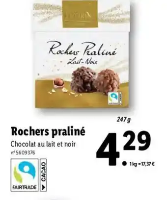 Rochers praliné