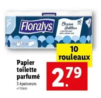 Lidl Papier toilette parfumé offre
