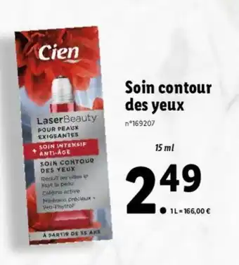 Lidl Soin contour des yeux offre