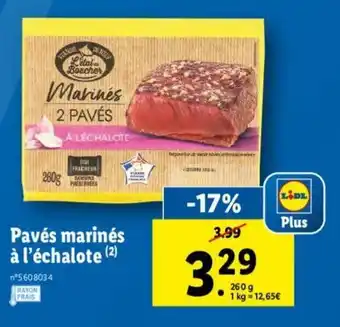 Lidl Pavés marinés à l'échalote offre