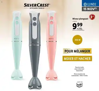 Lidl Mixeur plongeant offre