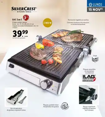 Lidl Gril 3 en 1 offre