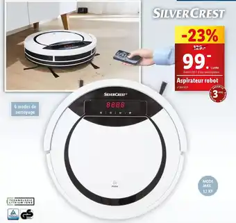 Lidl Silvercrest - aspirateur robot offre