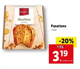 Lidl Panettone offre