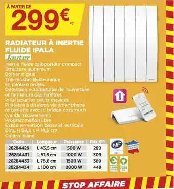 Radiateur à inertie fluide ipala