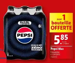 Lidl Pepsi - max offre