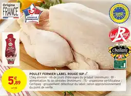 Intermarché Hyper POULET FERMIER LABEL ROUGE IGP offre