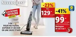 Lidl SILVERCREST Nettoyeur de sol 3 en 1 offre