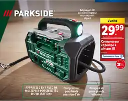 PARKSIDE Compresseur et pompe Ă air sans fil