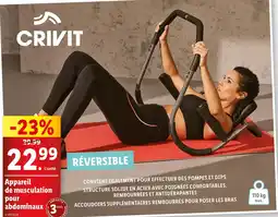 Lidl CRIVIT Appareil de musculation pour abdominaux offre