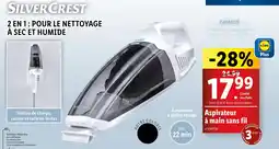 Lidl SILVERCREST Aspirateur à main sans fil offre