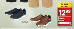 Lidl LIVERGY Sneakers homme offre