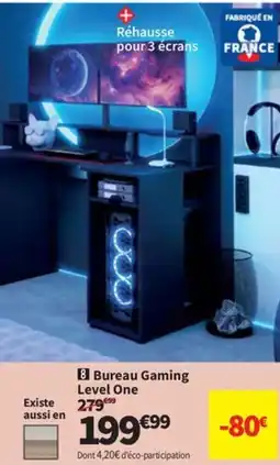 Conforama Bureau Gaming Level One offre