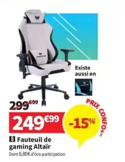 Conforama Fauteuil de gaming Altaïr offre