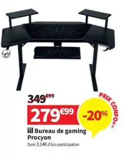 Conforama Bureau de gaming Procyon offre