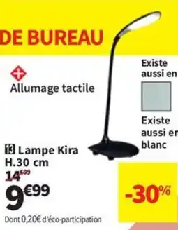 Conforama Lampe Kira H.30 cm offre