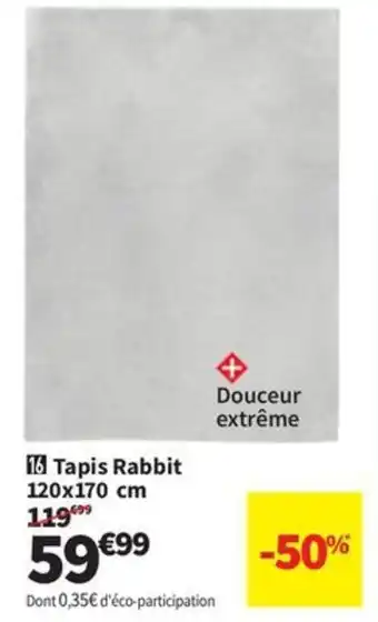 Conforama Tapis Rabbit 120x170 cm offre