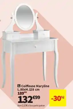 Conforama Coiffeuse Maryline L.80xH.128 cm offre