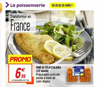 Netto Pané au colin d'alaska offre