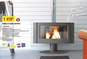 Poêle à Bois Antaya