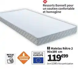 Conforama Matelas Rétro 2 90x190 cm offre
