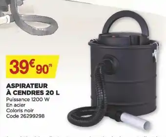 Bricomarché Aspirateur à Cendres 20 L offre