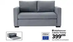 Conforama Déplimousse 2 places Tommy offre