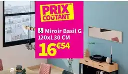 Conforama Miroir Basil G 120xL30 CM offre