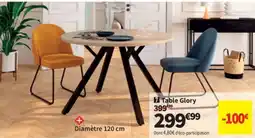 Conforama Table Glory offre