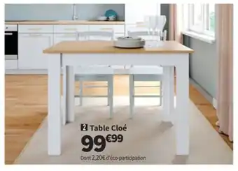 Conforama Table Cloé offre