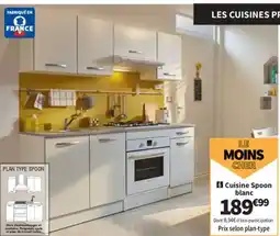 Conforama Cuisine Spoon blanc offre