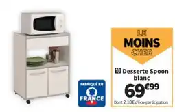Conforama Desserte Spoon blanc offre