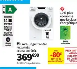 Conforama Lave-linge frontal offre