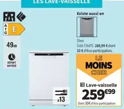 Conforama Lave-vaisselle offre