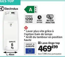 Conforama Lave-linge top offre