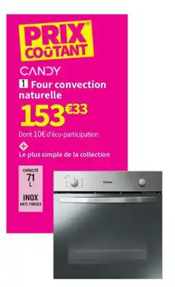 Conforama Four convection naturelle offre