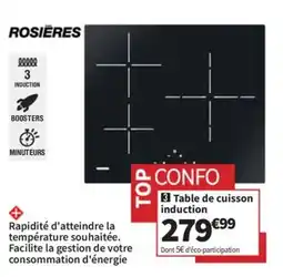 Conforama Table de cuisson induction offre