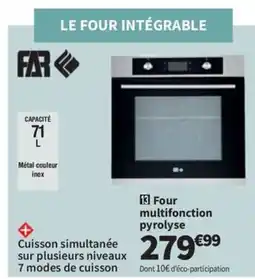 Conforama Four multifonction pyrolyse offre