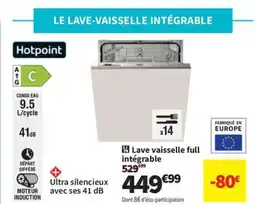 Conforama Lave vaisselle full intégrable offre