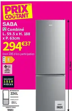 Conforama Combiné L. 59.5 x H. 188 x P. 63cm offre