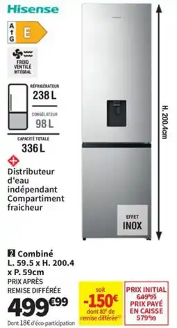 Conforama Combiné L. 59.5 x H. 200.4 x P.59cm offre