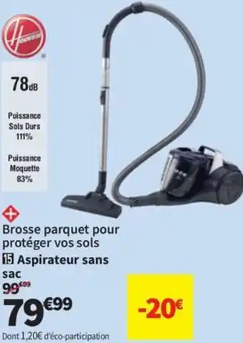 Conforama Aspirateur sans sac offre