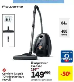 Conforama Aspirateur avec sac offre